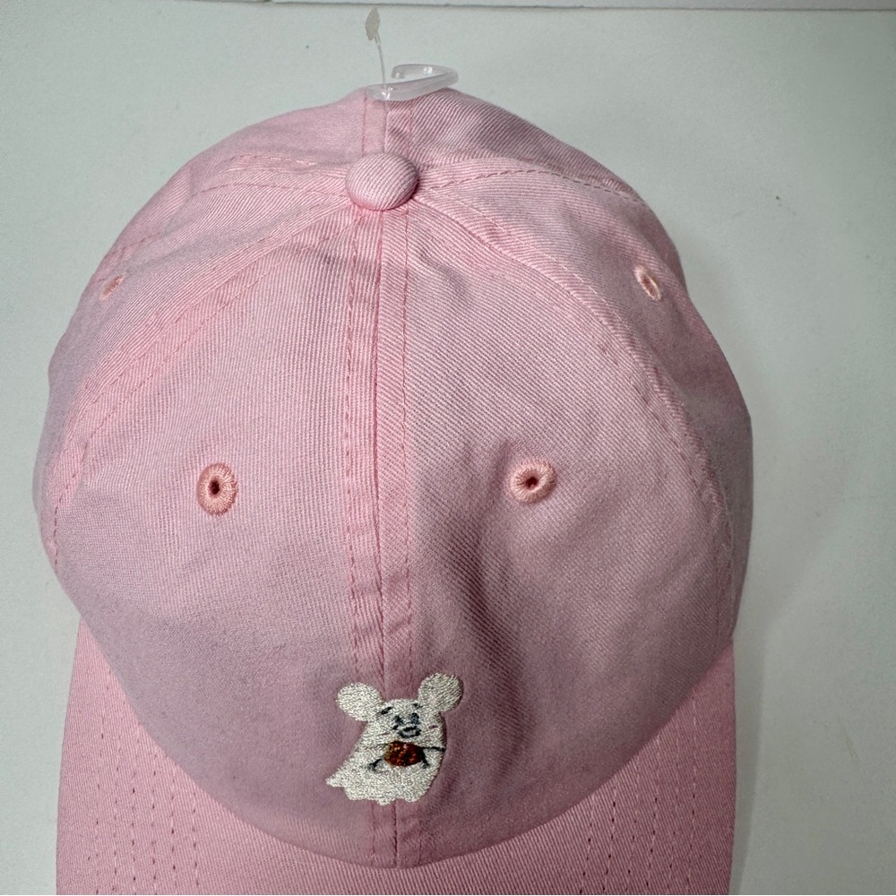 NWT. Disney Parks Halloween Mickey Mouse Cutie Ghost Pink Baseball Cap Hat - Picture 2 of 13